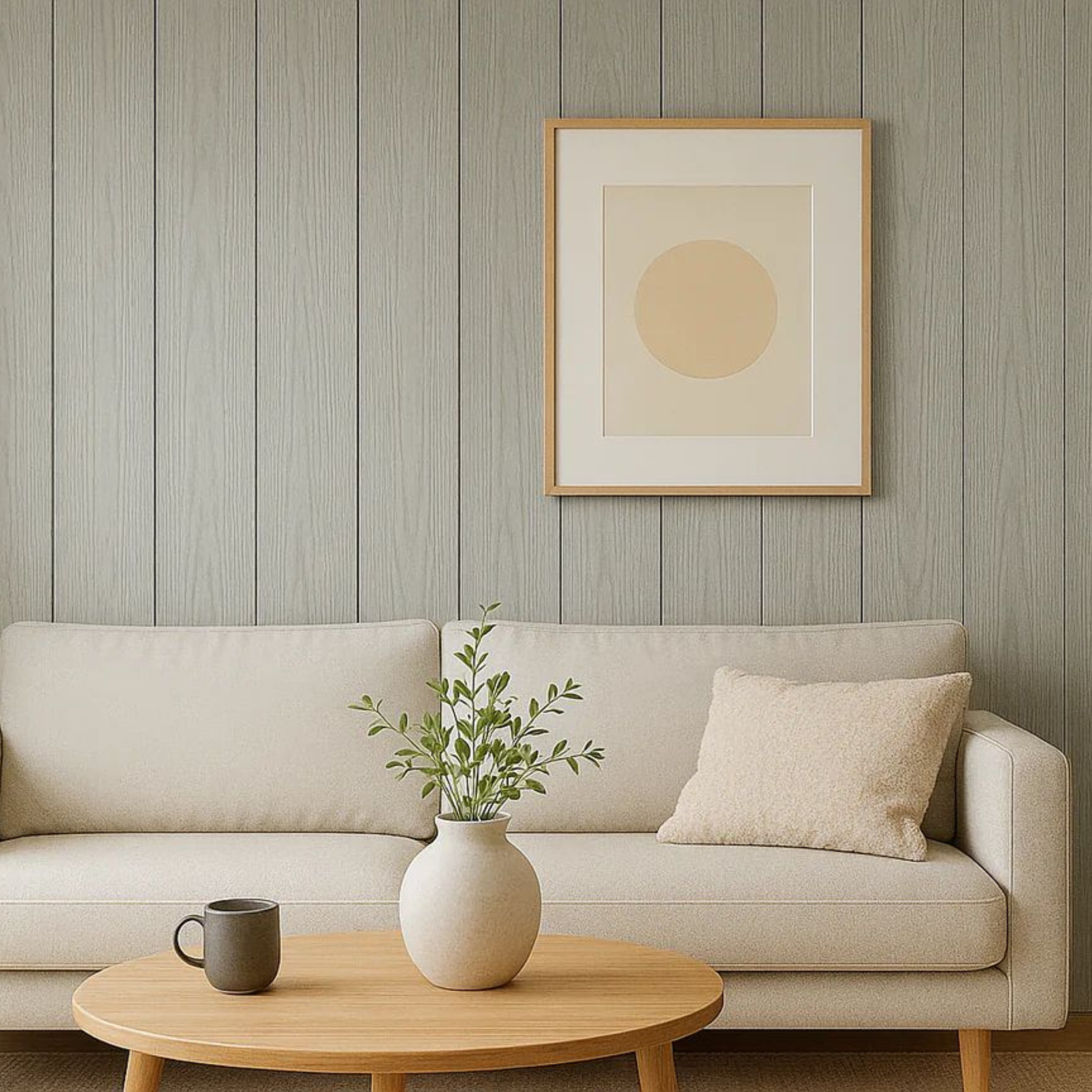 Pannelli a Parete Effetto Legno WPC Stile Piatto